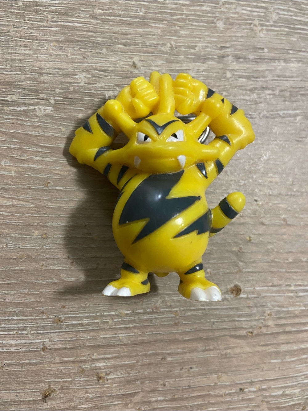 1999 Burger King Pokemon Electabuzz Keychain Figurine Toy